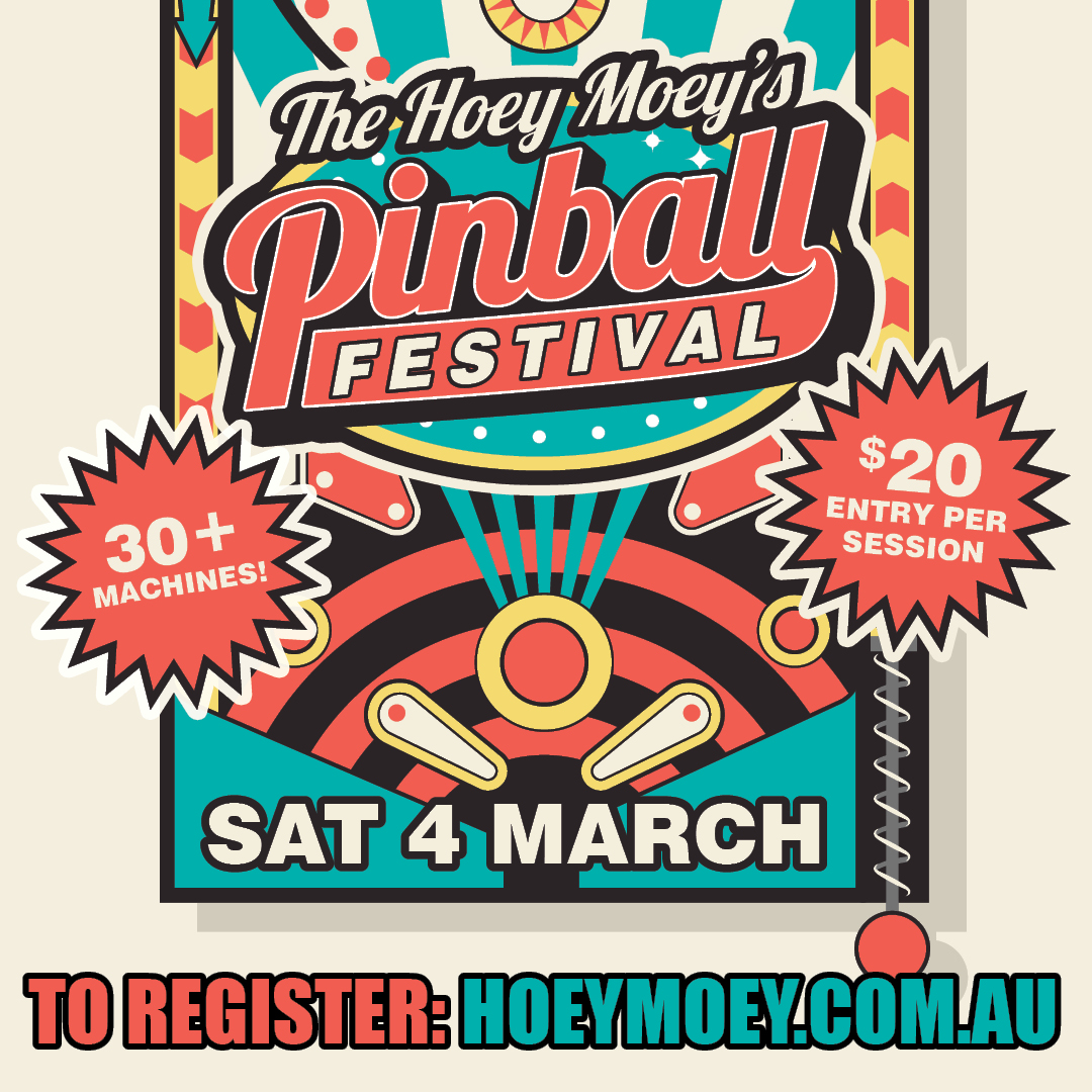The Hoey Moey's Pinball Festival! Hoey Moey