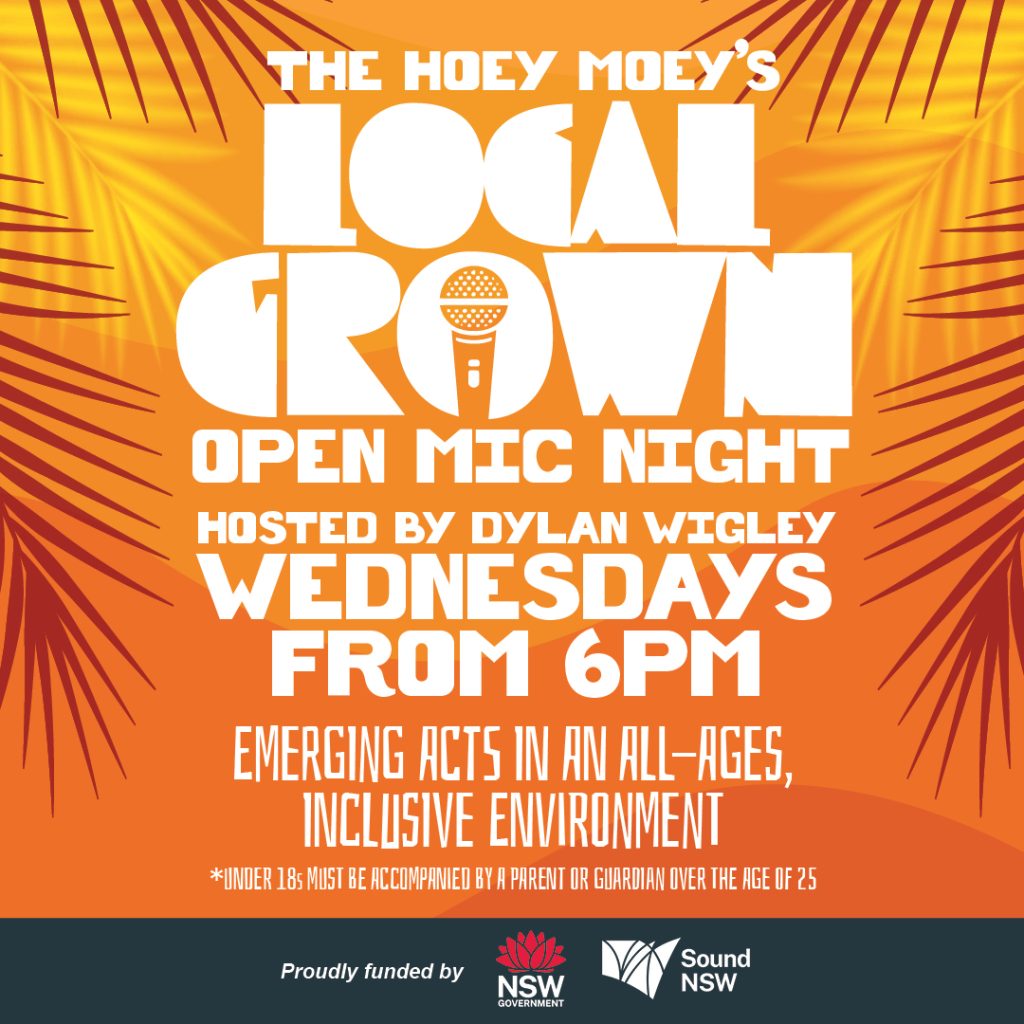 Local Grown Open Mic Night! à The Hoey Moey